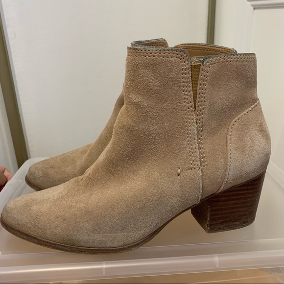 Aldo Taupe Faux Suede Boots - Picture 4 of 8